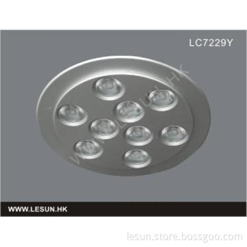 LC7229Y 9*1W /9*3W No UV Adjustable High Power LED Down Lighting